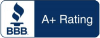Better Business Bureau A plus rating